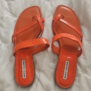 Manolo Blahnik Crocodile